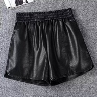 Elizabethgrosir1 Leather Hotpants Premium Mewah sama warna Ecer Reseller Bahan kulit lembut nyaman p