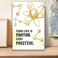 1pc Funny Science Classroom Canvas Wall Art, Canvas Printing, Waterproof Canvas, Very Suitable Moder