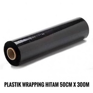 Plastik Wrap / Plastik Wrapping Hitam 50Cm X 300M BATAM