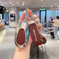 Applicable Mercedes-Benz amg a35l Key cover Large G63 Upscale AMG gle53 New c43 Metal car shell buck