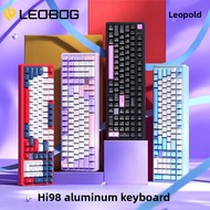 LEOBOG HI98 Aluminum Custom Mechanical Keyboard 98% Gasket Mount Wired E-sports Gaming