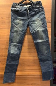 二手～8.5成新 Zara Man 藍色修身牛仔褲