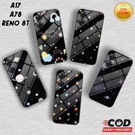 ( JJ 15 ) Softcase Glossy FLOWER MOTIF For HP OPPO Reno 8T 4G 5G A17 A17k a78 4G A78 5G A58 5G 8Z 8 