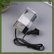 RelaxRealm Aquarium bên ngoài treo lọc Mini Lọc Fish Tank Power giao diện 2.5W dòng chảy 250h L cho