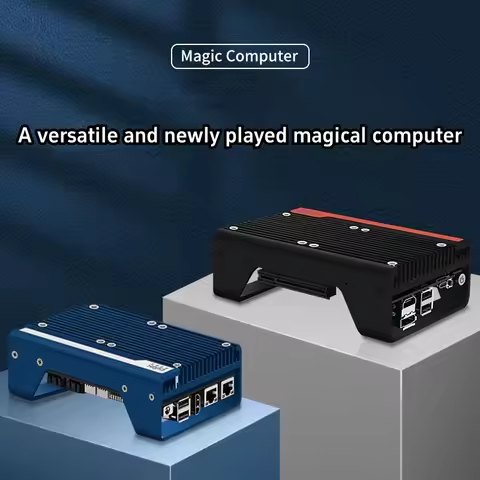 Magic Soft Router Intel N100/N200/I3-N305 Small Host Pcie X8 Slot 4NVME DIY 2*HDMI 1.4 1*DP 1*Type-C