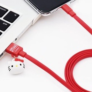 GARMMA Hello Kitty Apple USB to Lightning 公仔吊飾傳輸線-紅