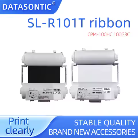Thermal Transfer Ribbon SL-R101T For MAX CPM-100HC 100G3C 100G5C 100HG3C 100HIII PM-100A 100HG Bepop