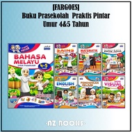 [AZ] FARGOES - 2024 Buku Latihan Prasekolah Praktis Pintar Umur 4&amp;5 Tahun