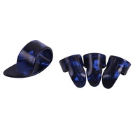 【Support-Cod】 4pcs/set 1 Thumb + 3 Fingers Guitar Picks Silicone Finger Protector Finger Cover Picks