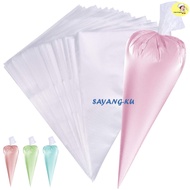 Disposable Piping Bag 100Pcs/Pkt Cream Icing Piping Bag Pastry Piping Bag Pastry Cake Bag Piping [Sa