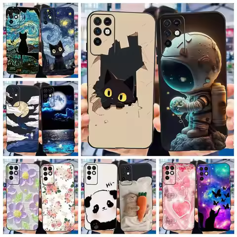 For Infinix Note 10 Case X693 Cute Painted Cover Soft Silicone Phone Case For Infinix Note 10 Pro NF