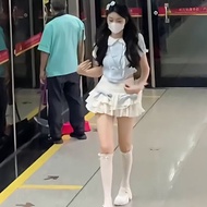 Dopamine Wear Summer Outfit with Bow and Cake Skirt Design