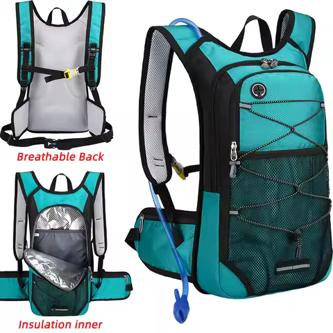 13L Bike Cycling Water Bag Backpack Outdoor Sport Running Climbing Hiking Hydration Bladder Storage 