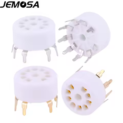 9PIN Tube Socket Ceramic B9A Valve Sockets 12AX7 12AU7 ECC83 EL84 6922 ECC88 ECC82 Vacuum Tube Ampli