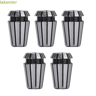 LAKAMMY 5Pcs ER11 Spring Collet Set, High Accuracy 1/16" to 1/4" Range CNC Collet Chuck, Precision S