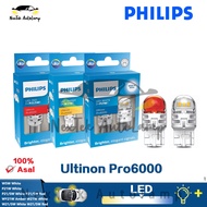 Philips Ultinon Pro6000 LED T20 S25 T10 T15 C5W Red White Amber Auto Car Turn Signal Stop Lamps
