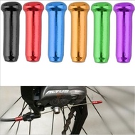 10pcs/lot Folding Bicycle Line Tube Tail Gearbox Brake Wire Cap Aluminum Alloy Colorful Tail-hat MTB Mountain Bike Parts