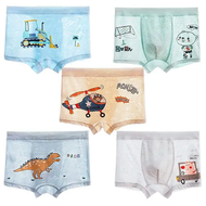 Trẻ Em Lưới Modal Ice Silk Quần Lót Bé Trai Thoáng Khí Mùa Hè Quần Lót Boxer In Hình Hoạt Hình Dễ Th