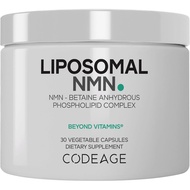 Codeage Liposomal NMN & TMG Supplement - Nicotinamide Mononucleotide NAD+ Precursor, Betaine Anhydro