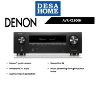 DENON AVR-X1800H  80 WATTS 7.2 CHANNEL 8K AV RECEIVER WITH HEOS BUILT-IN