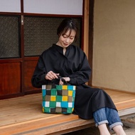 京都 横型手提袋 帆布 手提袋 可爱 时尚 日本图案 北欧风 wafu