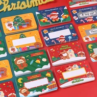 Christmas Scratch Cards Printing Coated Scratch-off Cards Cartoon Crafting Cards Prize S1f1