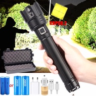 Super Bright XHP90.2 LED Flashlight 2020 NEW 26650 USB Rechargeable XHP70 Light 18650 Zoom Camp Wate