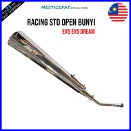 RED LEO EXHAUST EX5 DREAM RACING STD OPEN BUNYI CHAMPER EKZOS EX5 RED LEO VS KOZI GL BELANG FORCUS R