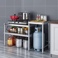 Gas tank rack, kitchen rack, storage rack, stainless steel stove rack, gas tank storage, microwave oven, oven arrangement