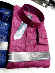Jubah Pria Gamis Pria Jubbah saudi Jubah muslim Thobe Alfaan Motif emboss pria baju muslim pria dewa