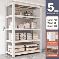 4/5/6 Tiers Steel Rack Metal rack Metal shelfRack Organizer Stainless Steel Metal Shelf Boltless Rac