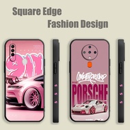 Casing For Realme GT Neo 3 5G 2T 3T C55 10 C51 C53 11 Pro Plus White And Pink Porsche 911 GT3 RS OYZ