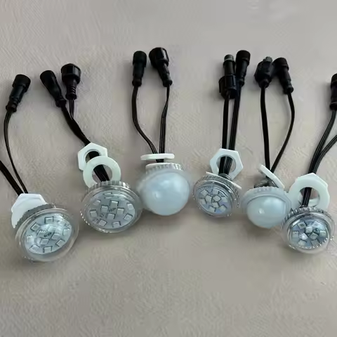 Addressable 35mm/45mm LED Pixel Light;DC12V;IP68;2.16W/2.88W;UCS1903/WS2811 IC;Clear/Frosted Cover;x