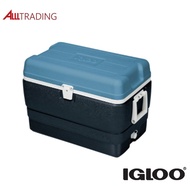 Igloo MaxCold 50 Camping , 50Qts(47 Litres)  Ice Cooler Box-Jet Carbon/Ice Blue/White