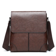 Men Crossbody Bag For IPAD Leather Business Handbag Men Messenger Bag Large Side Sling Bag Fashion M