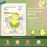 BIOAQUA Sheet Mask Corn Protein Masker Wajah Anti Aging
