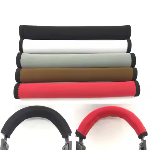 Replacement Headband Cover Headbeam Zipper Protector Soft for Audio Technica ATH SR9 MSR7 M20 M30 M4