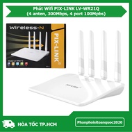 PIX-LINK LV-WR21Q Wifi Router 802.11N Standard Speed 300Mbps – 4 Antennas – 4 LAN Ports