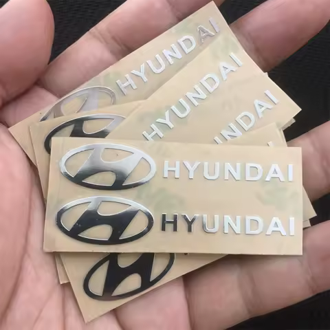 Car Interior Decals Emblem Sticker Decoration Accessories For Hyundai Genesis N-LINE I10 I20 I30 I40