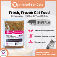 Petchef Cat Food (Buffalo)| Fresh Cooked | Frozen | Wet Food| Healthy | Makanan Kucing  Makanan Siha