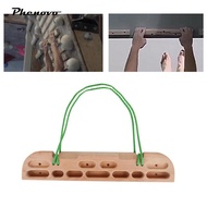 [Phenovo] Climbing Hangboard Hang Board Fingerboard Climbing Training Aid Hanging Rope 55cmx11cm for