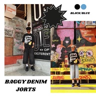 DC CLOTHING BAGGY DENIM JORTS