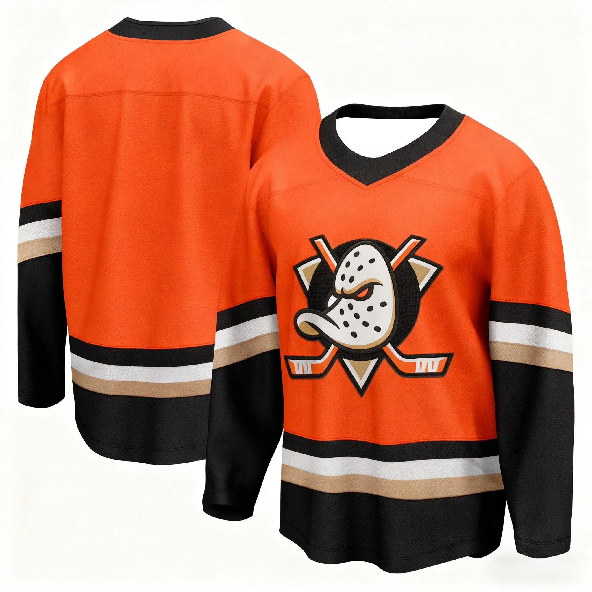 Hockey Jersey Black with Red/White Gray Accents "Dahlin 26" Aggressive Buffalo Logo Dynamic Design A