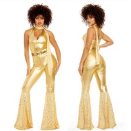 Women's Hippie Retro Jazz Dance Outfit - Ideal for Disco Bars, Proms & Catwalk Performances