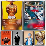 Hip Hop Rapper Central Cee 23 Album Poster Music Cover Wild West Dave Split Decision Pop Art Canvas 