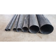 Black PVC pipe per METER 1/2, 3/4, 1, 1 1/2, 2, 3, 4 Light Duty (soft) for water irrigation MIC pipe