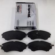 (RBI R3517) (Works Temperature 500°C) (Front) Titanium Metallic Brake Pad for Ford Ranger 2.5 2.9 Ev