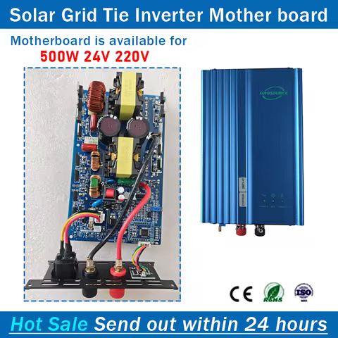 A New PCB Motherboard for GTN-500W 600W 1KW 1.2KW 24V36V48VDC to 230V110VAC Solar Grid Tie Inverter