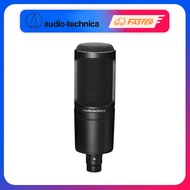 Audio Technica AT2020 Cardioid Medium Diaphragm Condenser Mic Microphone Full Bundle (AT 2020)