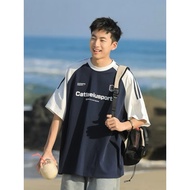 【✅READY STOCK🇲🇾】400gsm 100% Cotton Unisex Oversized T-shirt plus size Couple Tees baju lelaki现货纯棉重磅宽